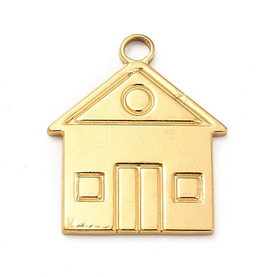 Ion Plating(IP) 201 Stainless Steel Pendants STAS-H172-15G-1