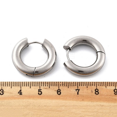 201 Stainless Steel Hoop Earrings EJEW-P304-13C-P-1