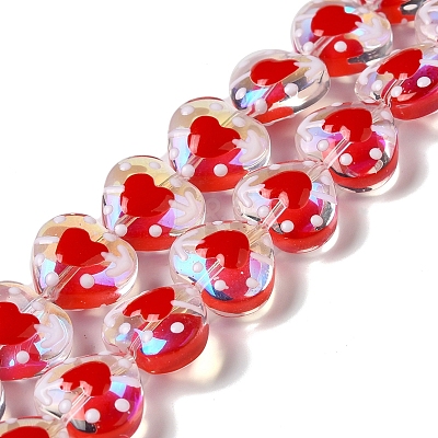 Handmade Glass Beads Strands LAMP-K037-09B-1