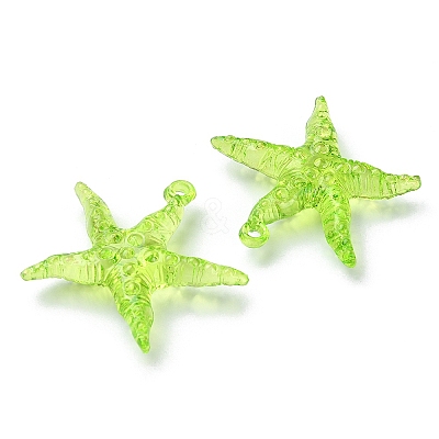 50g Transparent Acrylic Pendants TACR-YW0001-70-1