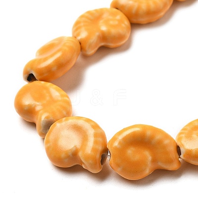 Ocean Series Glazed Porcelain Beads PORC-R002-03-01-1