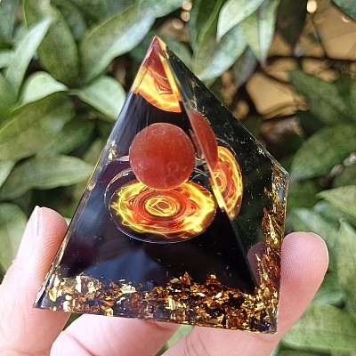 Orgonite Pyramid Resin Energy Generators PW-WGF3C3E-01-1