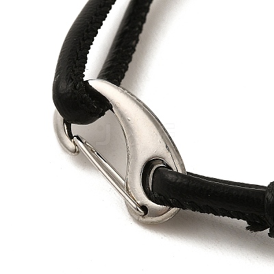 PU Leather Round Cord Multi-strand Bracelets SJEW-K002-07I-1