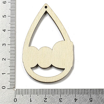 Wood Pendants WOOD-M012-02F-1