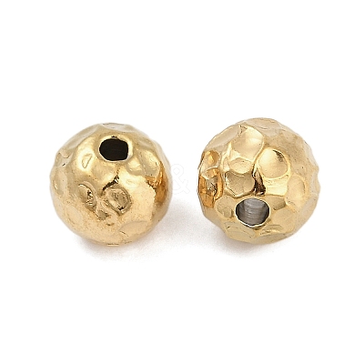 Textured 316 Surgical Stainless Steel Beads STAS-M106-01E-G-1