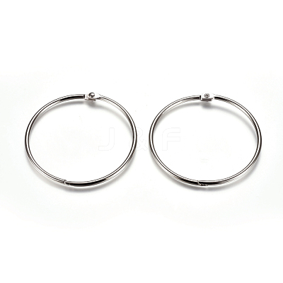 Iron Loose Leaf Book Binder Hinged Rings IFIN-L034-01A-P-1