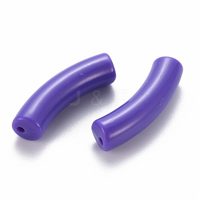 Opaque Acrylic Beads MACR-S372-002B-S017-1