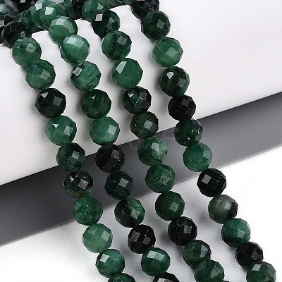 Natural Fuchsite Beads Strands G-T140-20A-1