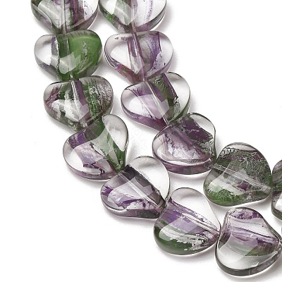 Transparent Handmade Lampwork Beads LA-CBAF0C8-01G-1