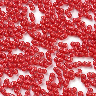Baking Paint Glass Seed Beads SEED-A033-04S-1