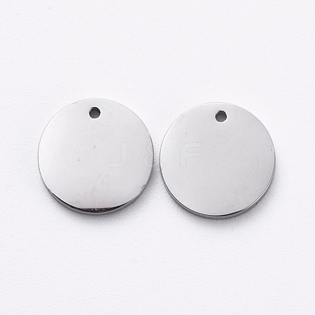 Non-Tarnish 304 Stainless Steel Stamping Blank Tag Charms STAS-G215-11P-1