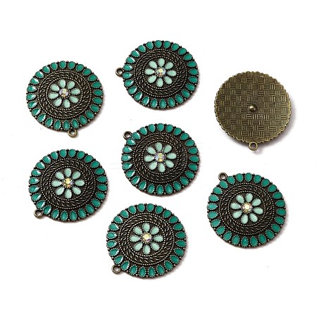 Alloy Enamel Pendants ENAM-WH0054-44C-1