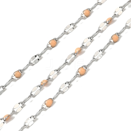 304 Stainless Steel Dapped Chains CHS-H036-01P-06-1