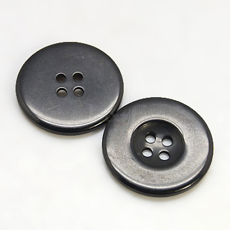 Resin Buttons RESI-D033-11mm-02-1