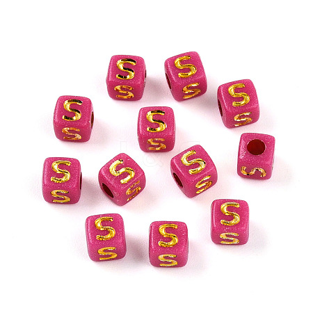 Plating Acrylic Beads OACR-N140-01A-S-1