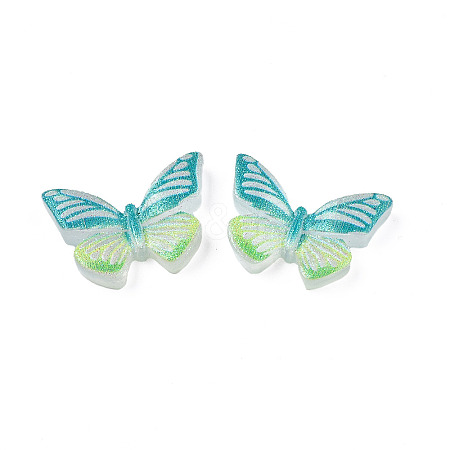 Translucent Printed Resin Cabochons LS-CRES-N021-107B-1