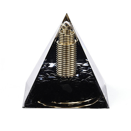 Orgonite Pyramid Resin Energy Generators DJEW-N003-07D-1