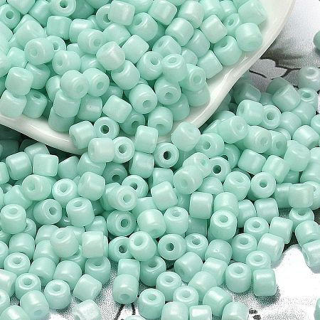 Baking Paint Pearlized Glass Seed Beads SEED-C001-04A-02-1