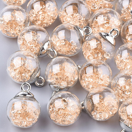 Glass Ball Pendants LS-GLAA-T003-04E-1