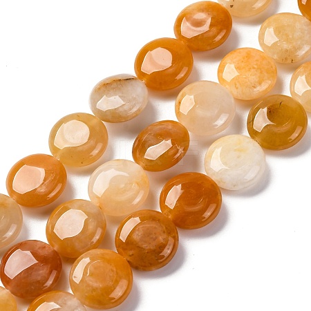 Natural Topaz Jade Beads Strands G-C159-A06-01-1