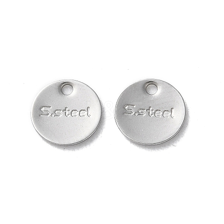 304 Stainless Steel Charms STAS-V007-03C-P-1