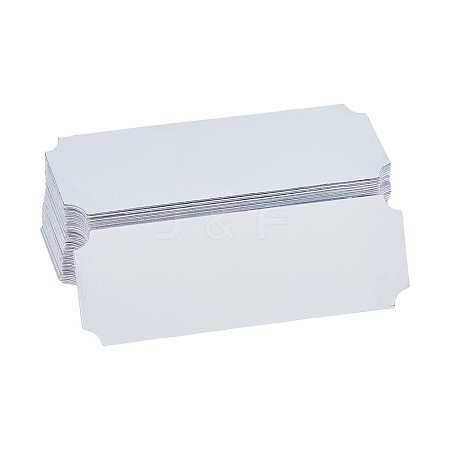 40Pcs Aluminum Blank Name Cards DIY-DC0003-12P-1