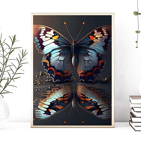 Butterfly Diamond Picture for Living Room Bedroom Decorative Painting PW-WG7BB95-01-1