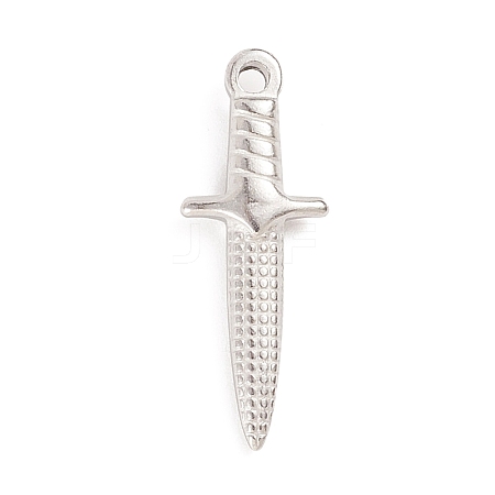 304 Stainless Steel Pendants STAS-YW0002-22-1