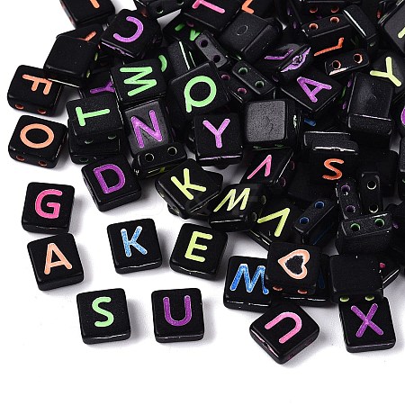 Opaque Acrylic Enamel Beads SACR-Q001-18A-1