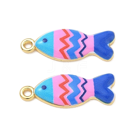 Printed Brass Pendants KK-CBA42CA-06G-01-1