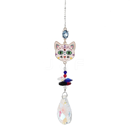 Alloy Hanging Ornaments HJEW-Q012-06F-1