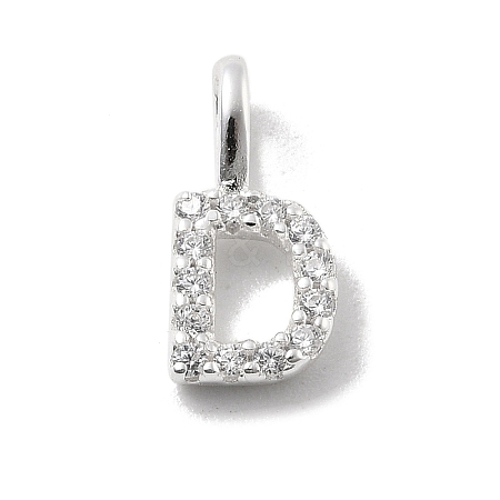 925 Sterling Silver with Cubic Zirconia Charms STER-Q004-01D-S-1