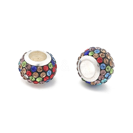 Rondelle Polymer Clay European Beads FIND-U001-01D-1