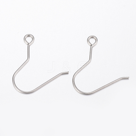 Tarnish Resistant 304 Stainless Steel Earring Hooks STAS-H434-48P-1