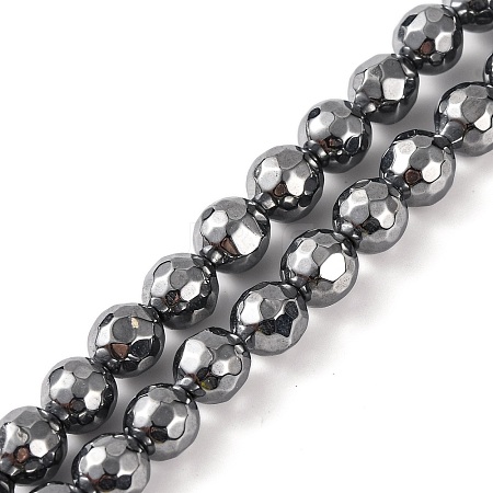 Terahertz Stone Beads Strands G-H027-H01-01-1