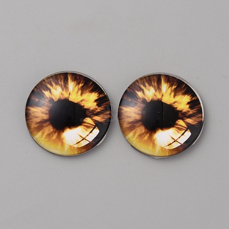 Glass Cabochons LS-GLAA-WH0033-75G-07-1