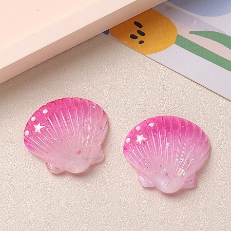 Gradient Color Transparent Resin Cabochons PW-WG2784F-06-1