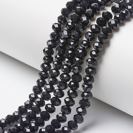 Opaque Solid Color Glass Beads Strands LS-EGLA-A034-P3mm-D18-1