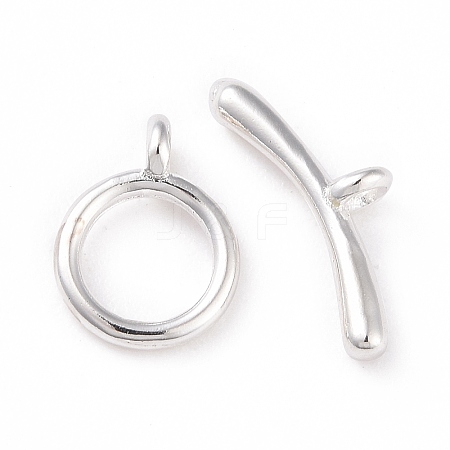 Eco-friendly Brass Toggle Clasps LS-KK-D082-12S-1