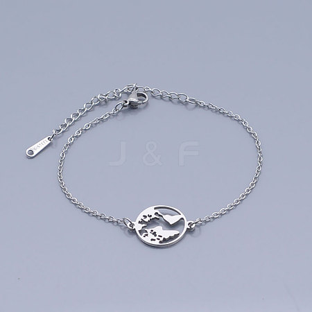 Tarnish Resistant 201 Stainless Steel Link Bracelets LS-BJEW-T011-JN506-1-1