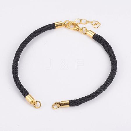 Nylon Cord Bracelet Making KK-G313-01G-1