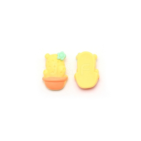 Opaque Resin Cabochons RESI-WH0028-05-1