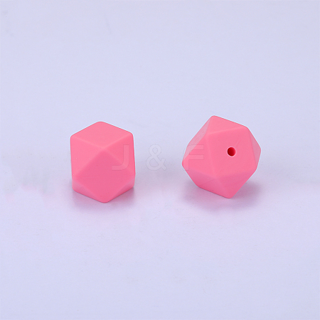 Hexagonal Silicone Focal Beads LS-SI-JX0020A-07-1