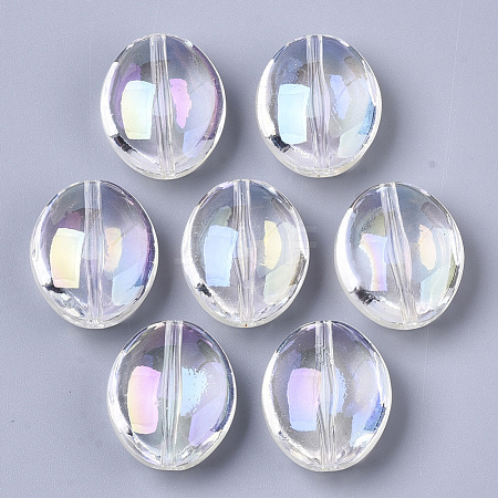 Transparent Acrylic Beads PACR-R246-038-1