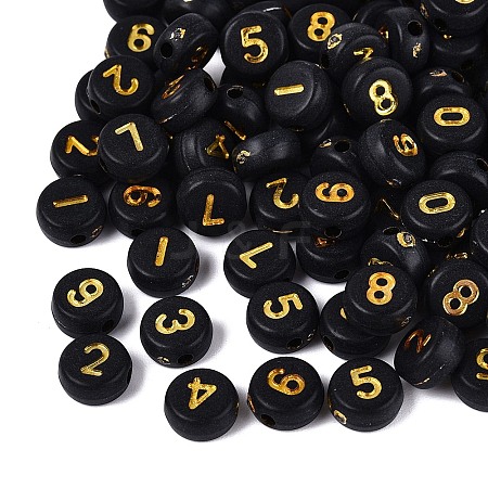 Opaque Acrylic Beads SACR-Q001-12B-1