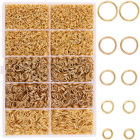 4200Pcs Iron Open Jump Rings IFIN-SP0001-26G-1