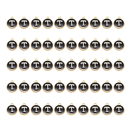 Golden Plated Alloy Charms ENAM-SZ0001-25B-T-1