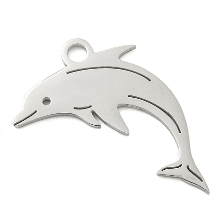 Non-Tarnish 304 Stainless Steel Pendants STAS-B056-10P-02-1