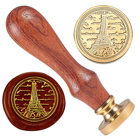 Brass Sealing Wax Stamp Head AJEW-WH0208-905-1