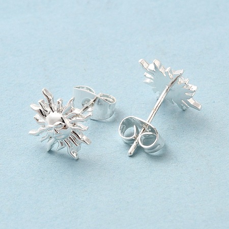 Brass Stud Earrings for Women KK-M239-01P-1